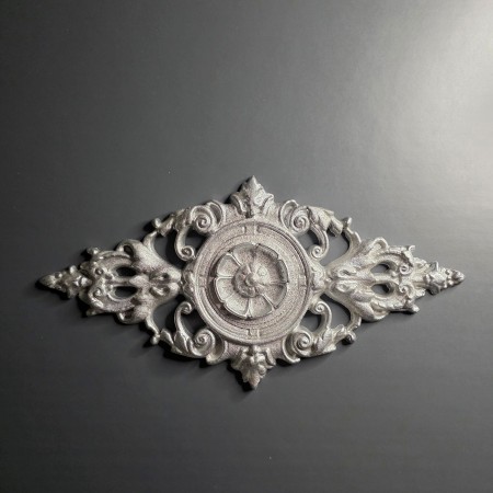 PALMETTE "ARDENNES" ALUMINIUM BRUT - 390mm