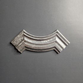 QUART DE ROND ALU BRUT POUR MOULURE DECO