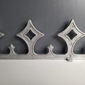 CRETE ALU BRUT CR1 Haut 93mm X Long. 950mm x 7mm