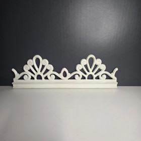 BANDEAU TOITURE CREOLE ALU BLANC 9010 - 410mm