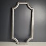 RECTANGLE AVEC ANGLES ARRONDIS ALU BRUT S4 460X240X6mm