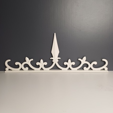 CRETE DE TOIT ALUMINIUM BLANC 9010 - 500mm