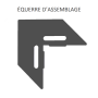 EQUERRE D'ANGLE PI 001 POUR HABILLAGES AB 001/002/003