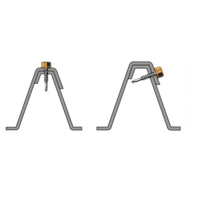 VIS TETALU RAL 9006 4.8X20 AVEC RONDELLE POUR PANNE MÉTALLIQUE