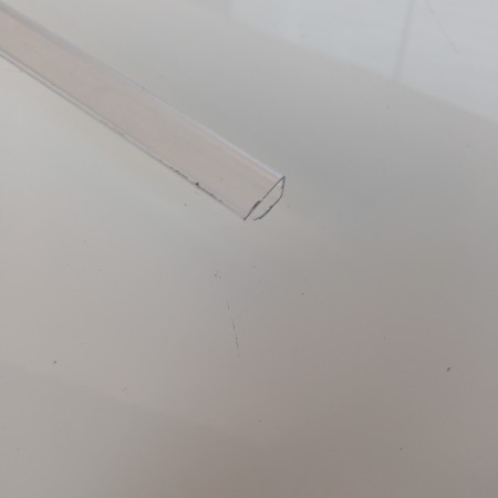 PROFIL OBTURATEUR U6 POLYCARBONATE