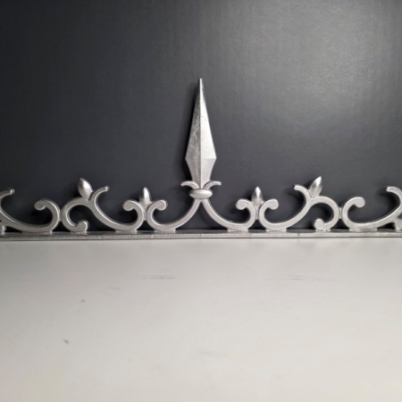 CRETE DE TOIT ALUMINIUM BRUT - 500mm