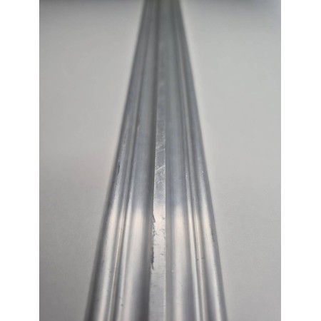 MOULURE PLATE 40x6mm ALU BRUT - 6ML