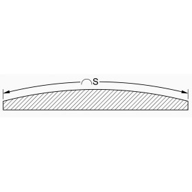 Tympan frontal — Grecatec® Cintré 250/80