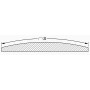 Tympan frontal — Grecatec® Cintré 250/80