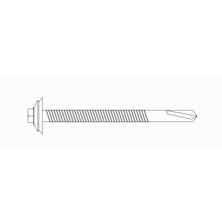 Vis auto-perceuse 6,3x35 mm — Grecatec® Maxi Curve 250/80