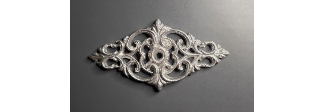 Palmette et rosace en Fonte d'alu