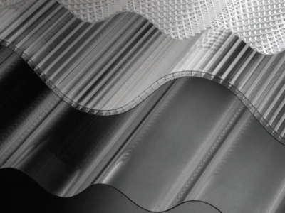 PLAQUE ONDULÉE EN POLYCARBONATE : Protection et lumière du jour